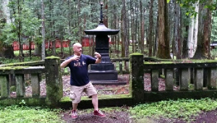 Alain Stoll sensei showing Taikiken Han Zen in Japan.
