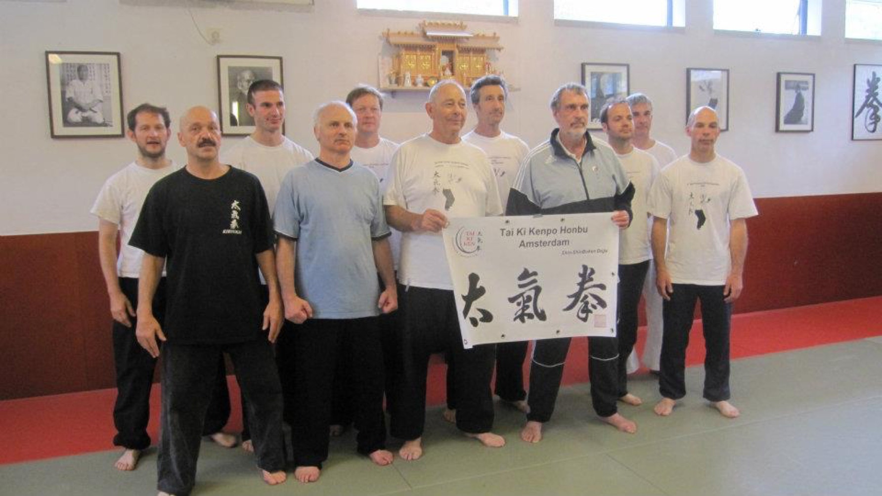 Jean-Luc Lesueur at the Tai Ki Kenpo Honbu dojo Amsterdam