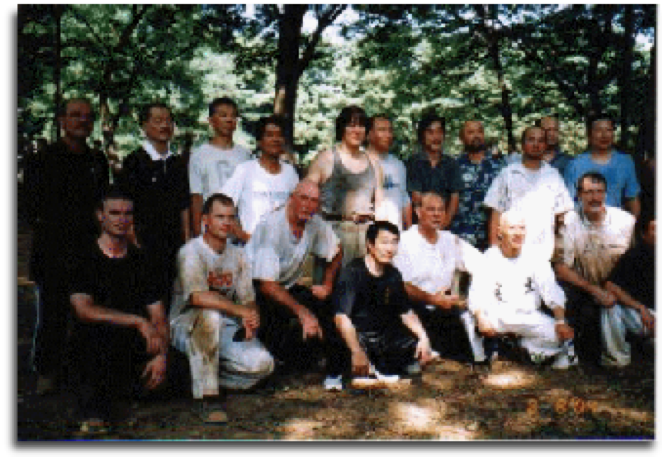 Bert de Waart with his fellow Taikiken instructors during the 2004 Taikiken seminar in Japan.