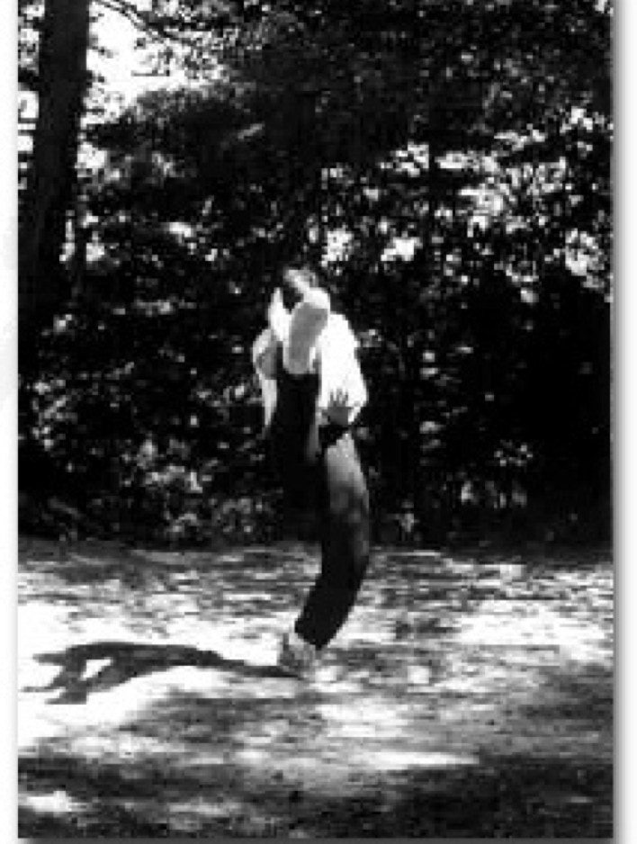 Masashi Saito Mae geri practice in Taikiken.