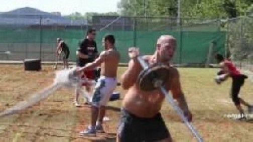 Fedor Emelianenko training for his MMA upcoming fight.