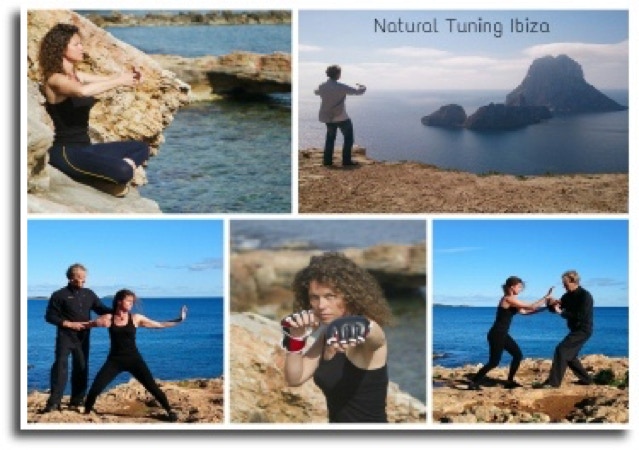 Nadja Taikiken training Ibiza, where she organised several succesfull workshops.